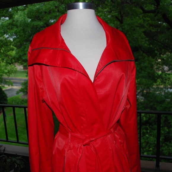Mossimo Supply Co. Jackets & Blazers - Beautiful Mossimo Red-Orange/Red Raincoat XXL